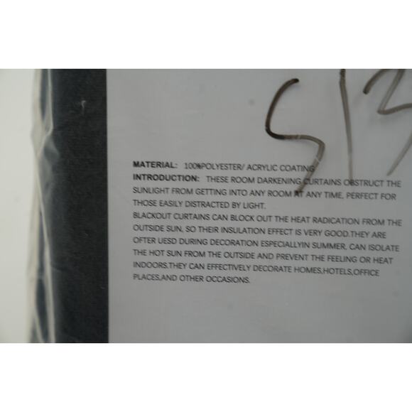 WIN CURTAIN Super Blackout Curtains – 1 Pair – Bedroom & Living Room – Grommet - Picture 6 of 9